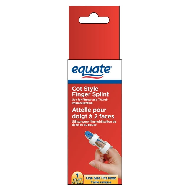 Equate Cot Style Finger Splint, One Size