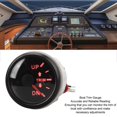 thumbnail image 3 of 52MM Bateau Jauge de Compensation, DC9-32V Bateau en Acier Inoxydable Trim Balance Jauge Mètre, Précision de Lecture Jauge de Compensation Marine avec 7 Rétro-Éclairage de Couleur, Jauges Marines pour Yachts,, 3 of 8