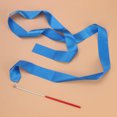 thumbnail image 2 of KAKOWELY 14pcs Colorful Rhythmic Gymnastics Ribbon Dancing Gymnastics Ribbon Dancing Streamers for Kids (Mixed Color),90.55X"X1.77"X0.04", 2 of 4