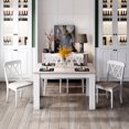 thumbnail image 2 of Costway Dining Table 47 Inch Kitchen Dining Table Rectangular for Small Space Light Gray, 2 of 9