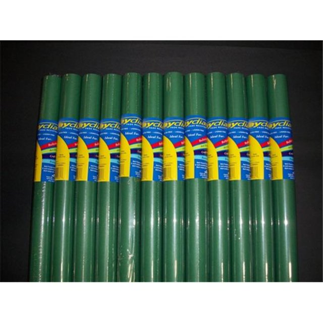 80111 RiteCo Raydiant RiteCo Raydiant Rouleaux d'Art Résistants à la Décoloration Vert Houx 24 Po X 12 Pi Lot de 12