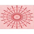 thumbnail image 1 of Ahgly Tapis Rectangulaire Lavable en Machine Intérieur Transitionnel Rose Clair, 8 Pieds x 12 Pieds, 1 of 7