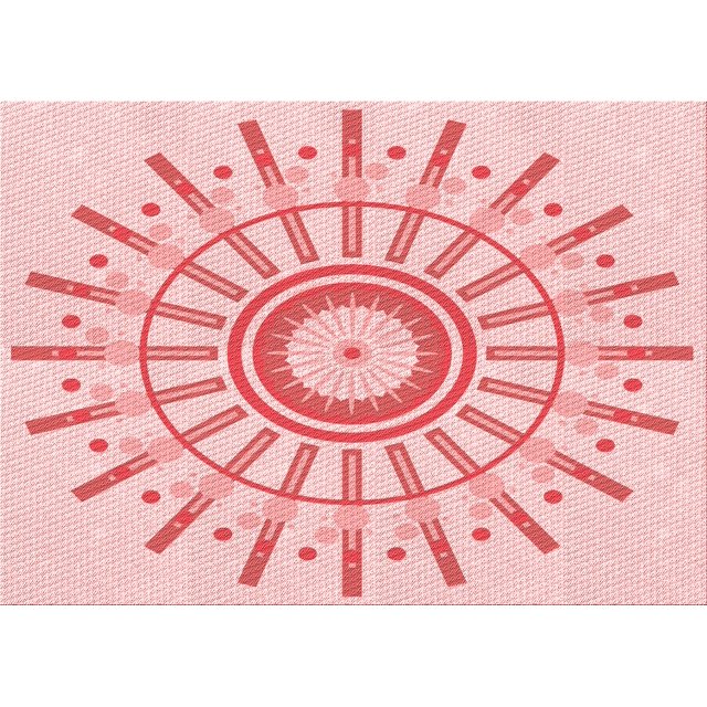 Ahgly Tapis Rectangulaire Lavable en Machine Intérieur Transitionnel Rose Clair, 8 Pieds x 12 Pieds