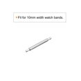 thumbnail image 3 of Unique Bargains 10mm Watch Band Pin 1.3mm Dia Stainless Steel Single Flanged End Spring Bar Pins 200 Pack, 3 of 5