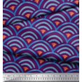 thumbnail image 3 of Soimoi Rayon Crepe Fabric Scales Geometric Decor Fabric Printed Yard 46 Inch Wide, 3 of 3