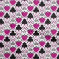 thumbnail image 1 of oneOone Tissu Georgette Viscose Magenta Foncé pour Robe de Poker Tissu Imprimé au Mètre 42 Pouces de Large, 1 of 4