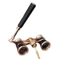 thumbnail image 1 of XZNGL Night Binoculars with Night Vision Opera Glasses 3X25 All Metal White Chrome Plated Night Vision Binoculars with Wide Focusing Angle and High-Definition, 1 of 4