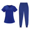 thumbnail image 3 of Nursing Keeper Set for Women, Work Suits, Soft Long Pants, Nurse Uniform, Scrub XL, 3 of 7