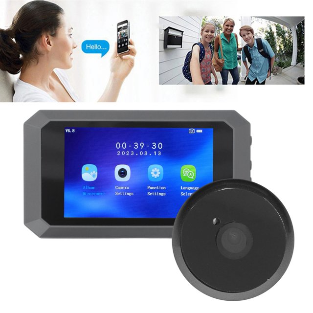 Video Door Viewer, Rechargeable Peephole Camera for Apartment
