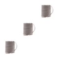 thumbnail image 1 of Baohd Fiber Sturdy And Durable Raffia Rope Yarn For DIY Crafts Natural Paper Ribbon Solid Crochet Yarn grey 3Set, 1 of 6