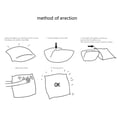 thumbnail image 4 of Dvkptbk Pillow Core Pillow Core Pillow Core Coussin Maison Hôtel Sofa Insert Oreiller Literie, 4 of 7