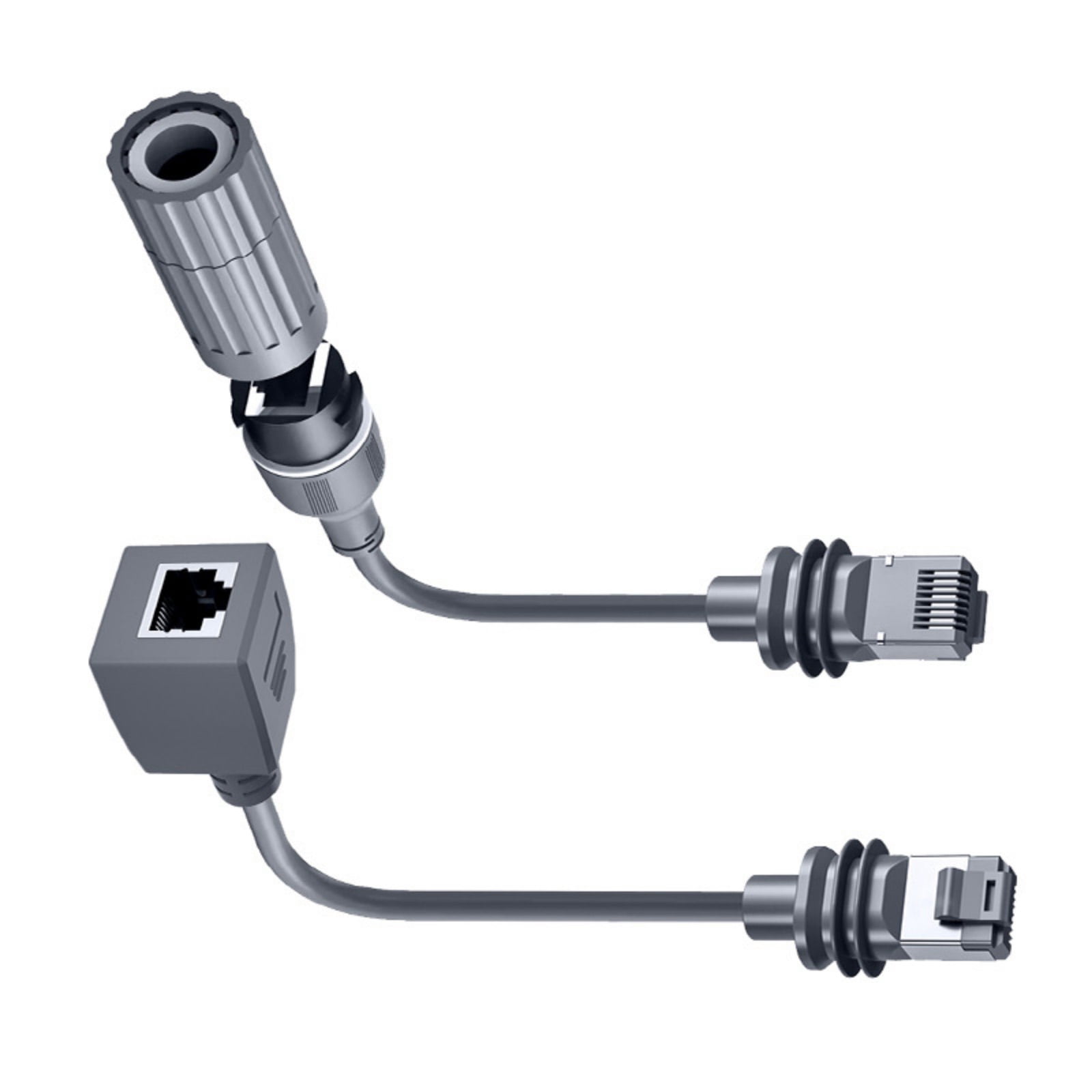 TAPDRA RJ45 Cables 2pc Ethernet Router Dish IP68 Waterproof 1200Mbps Reliable Connection for Gen 3
