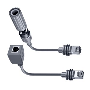 TAPDRA RJ45 Câbles 2pc Menu Routeur Ethernet IP68 imperméable 1200Mbps Connexion fiable pour Gen 3