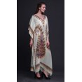thumbnail image 3 of Phagun Kaftan pour Femmes à Motif Cachemire, Tenue de Détente de Vacances, Robe Maxi, Couvre-Maillot de Plage - 4X-5X, 3 of 4