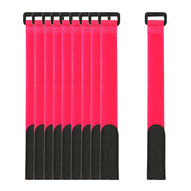 10PCS Rod Tie s Suspenders ener Band Cable Cord Red