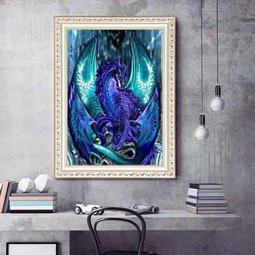 EGNMCR Diamond Peinture Diamant 5D Broderie Peintures Strass Collés Bricolage Peinture Diamant Point de Croix Complet Embroidery