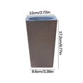 thumbnail image 5 of weibbin Plastic High End Multi Color Water Storage Lazy Flower Pot Brick Pattern Imitation Metal Plastic Flower, 5 of 5