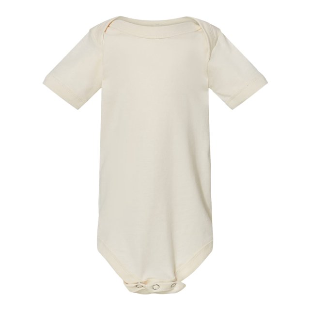 Bella Canvas Baby Jersey One Piece, 12-18, Natural