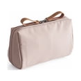 thumbnail image 2 of facefd Solid Color Cosmetic Bag Makeup Case Waterproof Pouch Travel Fashion Large Capacity Handbag Multifunctional for S/Khaki, 2 of 9