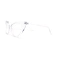 thumbnail image 4 of Lunettes Oeil de Chat Gothiques Classiques à Lentille Transparente en Plastique Transparentes, 4 of 4