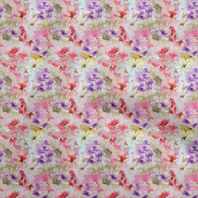 oneOone Velvet Red Fabric Abstract Floral Craft Projects Decor Fabric Printed By The Yard 58 Inch Wide-1ra