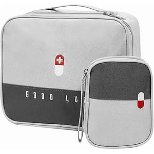 2 Pieces Empty First Aid Kit, First Aid Kit, Portable First Aid Kit