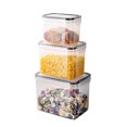 thumbnail image 4 of Meitianfacai 6-piece Kitchen Storage Easy To Buckle Plastic Container Storage Tank-Grain And Miscellaneous Grain Plastic Box, 4 of 9