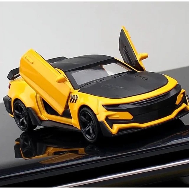 1:36 Chevrolet Camaro High Simulation Alloy Model Car Metal Sedan Die Casting Collection Toy Car Boy Toy Children Gift yellow boxed
