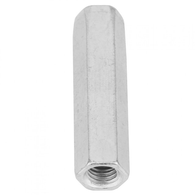 Nut, Nut Fastening Carbon Steel Long Rod Sleeve Nut With Thread, Hexagonal For Household Appliances