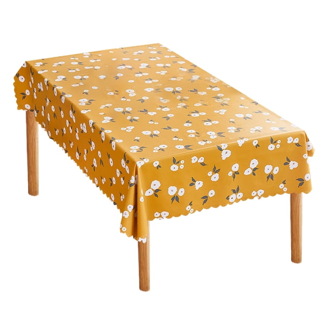 Binwennn Nappe Extra Longue 40 Ronde Nappe Tableau Noir Nappe Nappe Résistante à l'Huile et Lavable Nappe de Bureau Nappe de Bout de Canapé Rectangulaire