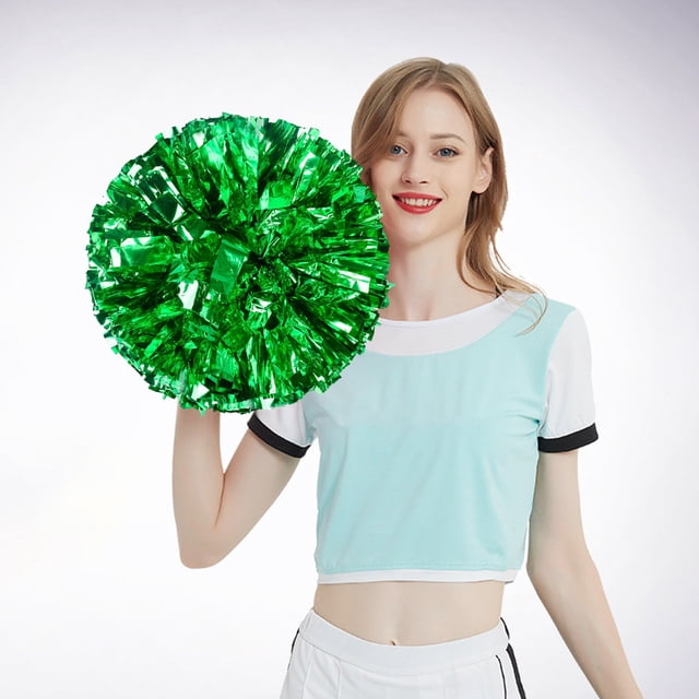 2PCS Cheerleading Handheld Colorful Flowers Sports Activities Performance Cheering Party Decorations for Women College Graduation Party Decorations 2022 Party Party Dress Party Decorations