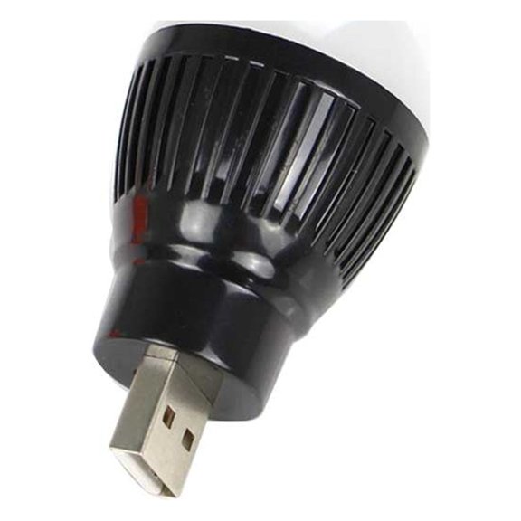 mmirethe Ampoule USB de Randonnée Sans Interrupteur Portable en Plastique pour Lecture de Livres Ampoules Maison Chambre Bureau Lampe de Poche Éclairage Noir 1 Ensemble