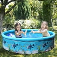 thumbnail image 3 of Piscine Portable Rigide Sans Gonflage Piscine Pliable Piscine Familiale Piscine Ronde pour Bébés Enfants Adultes, 3 of 7