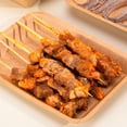 thumbnail image 3 of Food Trays Disposable 50Pc Fry Chicken Burger Disposable Paper Tray Food Grade Kraft Paper Dinner Tray Snack Paper Tray Biodegradables Barbecue Tray Paper Tray Paper Food Trays, 3 of 6