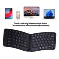 thumbnail image 3 of Ergonomic Foldable Keyboard, Split Key Layout Folding Rechargeable Wireless Keyboard  for Working, 3 of 7