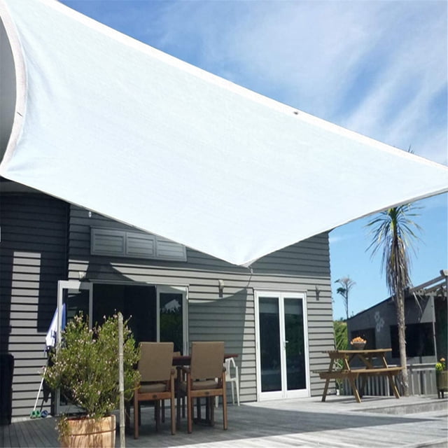 PRETXORVE Outdoor Sunny Shade, Pergola, And Backyard Patio With Protection, Heat Material, Reinforced Grommets(White)