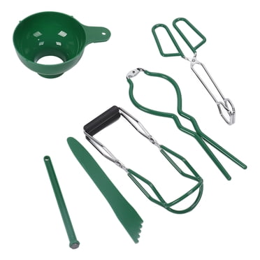 6pcs Kit de mise en conserve Kit de mise en conserve en acier inoxydable Fournitures de mise en conserve Comprend un entonnoir de mise en conserve