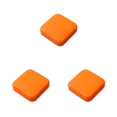 thumbnail image 2 of Langgg Mini Étui à Pilules Support 2 Compartiments Vide Boîte de Rangement Anti-Poussière Contenants Portables Étuis Distributeur Accessoires Sac à Main Orange Ensemble de 3, 2 of 6