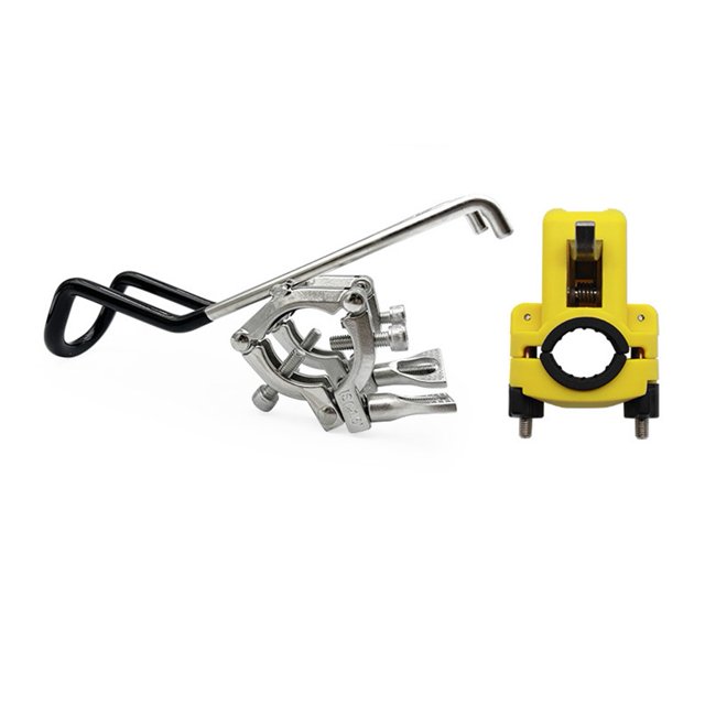 Stainless Steel Rail Mounted Clamp for Boat Adjustable Boat Fishing Rod Bracket