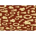 thumbnail image 1 of Ahgly Company Machine Washable Indoor Rectangle Transitional Orange Area Rugs, 3' x 5', 1 of 7