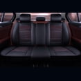 thumbnail image 4 of Maidao Car Seat Covers Leather for Mercedes-Benz for X220 2017-Present 5 Seats Waterproof Front Rear Cushion Protector Black and Red, 4 of 9