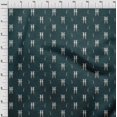 thumbnail image 3 of oneOone Cotton Cambric Fabric Ikat Style Kasuri Decor Fabric Printed BTY 56 Inch Wide, 3 of 4