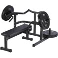 thumbnail image 2 of Alician 1050LBS Chest Press Machine with Converging Arms,Bench Press Machine with Independent Flat Bench, Heavy Duty Bench Press Rack for Home Gym,Chest Workout Equipment, 2 of 8