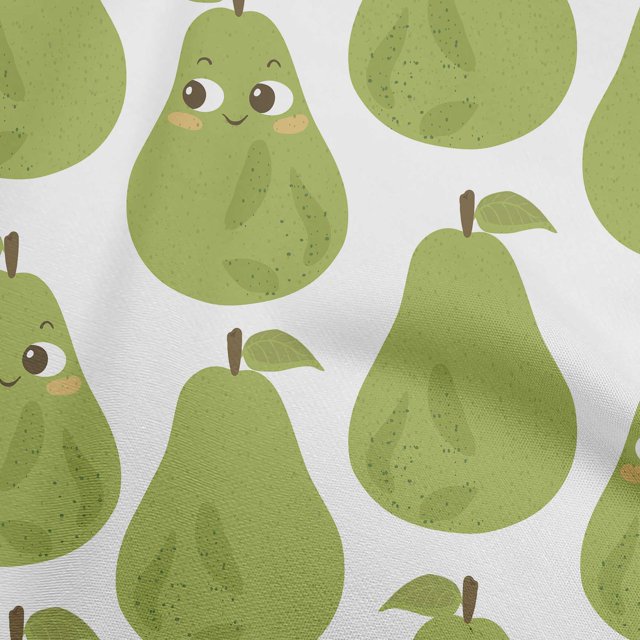 oneOone Cotton Poplin Light Green Fabric Fruits Craft Projects Decor Fabric Printed By The Yard 56 Inch Wide