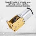 thumbnail image 4 of DC6V Single Shaft  Gear Motor, High Density Molecular Paint Coating, Load Bearing Capacity, Drive Fluently, All Metal, For Intelligent Cars, Robots, Ovens, Washing Machines, 4 of 8