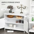 thumbnail image 4 of HOMCOM Buffet de Cuisine, Armoire Buffet, Table Console de Rangement en Bois, 4 of 10