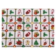 thumbnail image 4 of Ruibeauty 10Pcs Christmas Cotton Festive Fabric Patchwork Cloth DIY Craft Sewing, 4 of 5