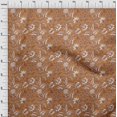 thumbnail image 4 of oneOone Coton Flex Brun Tissu Jacobée Robe Florale Tissu Tissu Imprimé par la Cour 40 Pouces de Large, 4 of 4