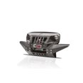 thumbnail image 5 of Fits 2007-2018 Jeep Wrangler JK Fab Fours Bumper GR1010-1 Grumper; One Piece Full Width Design; Direct Fit; Mounting Hardware Included; With Grille; With Internal Winch Mount; With D-Ring Mounts, 5 of 5