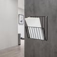 thumbnail image 4 of Iron Wall Mounted Book and Newspaper Rack, Storage Shelf for Bedroom, Study and Living Room, Space Saving Organizer for Magazines, Books and Documents, 4 of 7